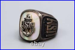 US Navy Ring DB Sterling. FLU4841