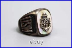 US Navy Ring DB Sterling. FLU4841