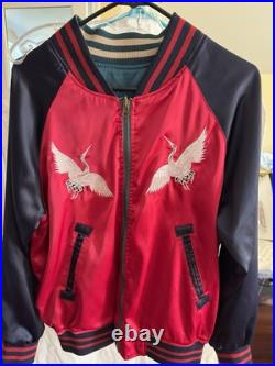 US Navy Seabee Reversible Embroidered Satin Jacket