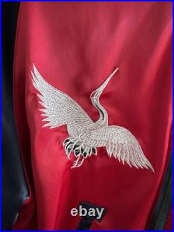 US Navy Seabee Reversible Embroidered Satin Jacket