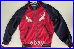 US Navy Seabee Reversible Embroidered Satin Jacket US Navy Seabee Reversible Embroidered Satin Jacket