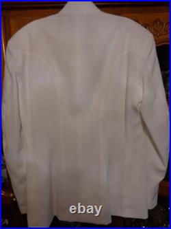 US Navy Seal Special Warfare CAPTAIN 06 DRESS WHITE JACKET With pins size 42 REG