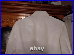 US Navy Seal Special Warfare CAPTAIN 06 DRESS WHITE JACKET With pins size 44 REG