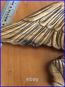 US Navy USN Eagle Anchor Shield Crest wooden Mountable Plaque Emblem 19 x 12.5