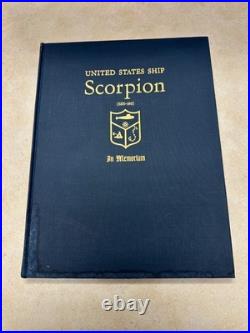 US Navy USS Scorpion Submarine In Memoriam Book