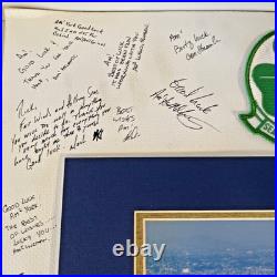 US Navy VS-41 Shamrocks S-3 Viking Jet Plaque AIMD Patch Authentic Artifact