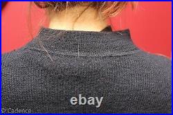 US WW2 USN Navy Enlisted Deck Uniform Blue Wool Sweater With Tag. Super Nice! J170