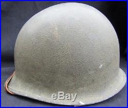 US WWII ARMY NAVY Early 1942 M1 Helmet FS FB with Early Inland Liner. RARE