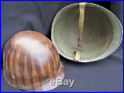 US WWII ARMY NAVY Early 1942 M1 Helmet FS FB with Early Inland Liner. RARE