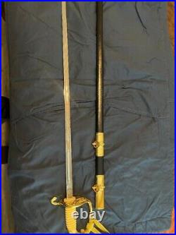 US navy officer sword