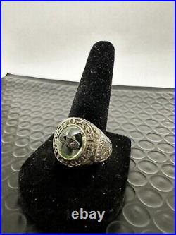 USA WWII Military Paratrooper 11th Division Silver Ring