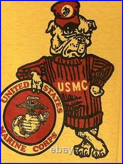 USMC Marine Shirt Short Sleeve Crew Neck S