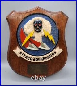 USN Attack Squadron VA-93 Plaque