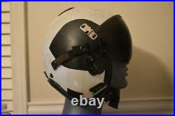 USN GENTEX XL Extra Large HGU-68/p fighter pilot Flight Helmet with visor
