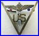 USN-Naval-Air-Pin-Wings-Red-White-Blue-Stones-Antique-01-fnom