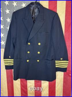 USN Navy Fleet Captain Dress Uniform Jacket Measurements Pictured 5181