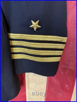 USN Navy Fleet Captain Dress Uniform Jacket Measurements Pictured 5181
