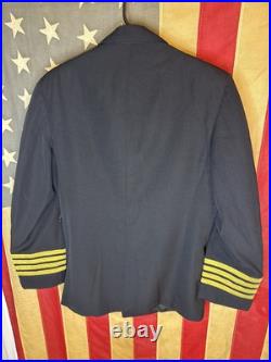 USN Navy Fleet Captain Dress Uniform Jacket Measurements Pictured 5181