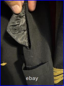 USN Navy Fleet Captain Dress Uniform Jacket Measurements Pictured 5181