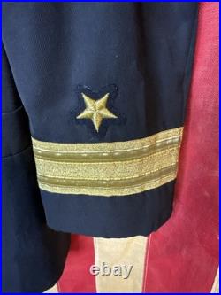 USN Navy Fleet Rear Admiral Dress Uniform Jacket Measurements Pictured 5262