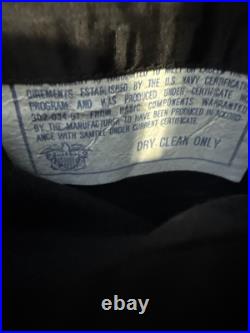 USN Navy Fleet Rear Admiral Dress Uniform Jacket Measurements Pictured 5262