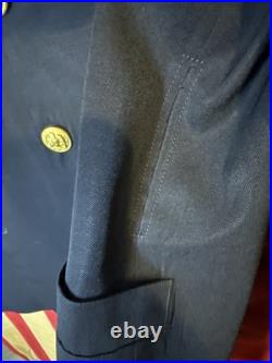 USN Navy Fleet Rear Admiral Dress Uniform Jacket Measurements Pictured 5262