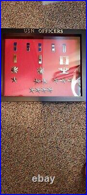 USN Officer Rank Insignia Collection WO1-O10