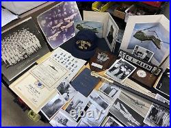 USN Sword & Ephemera One Mans Entire Military Career from Bootcamp to Retirement