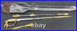 USN Sword & Ephemera One Mans Entire Military Career from Bootcamp to Retirement