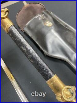 USN Sword & Ephemera One Mans Entire Military Career from Bootcamp to Retirement