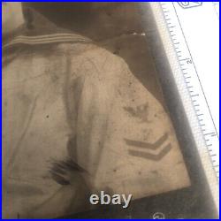 USN US NAVY SAILOR CABINET PHOTO c1880s USS ATLANTA cruiser span Am War