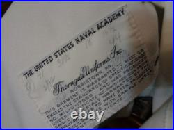 USN US Navy Seal Special Warfare LCDR DRESS WHITE JACKET with pins size 44 REG