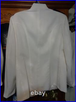 USN US Navy Seal Special Warfare LCDR DRESS WHITE JACKET with pins size 50 LONG