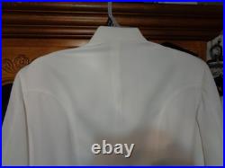 USN US Navy Seal Special Warfare LCDR DRESS WHITE JACKET with pins size 50 LONG