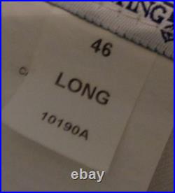 USN US Navy Seal Special Warfare LT DRESS WHITE JACKET with pins size 46 long B