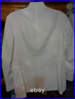 USN US Navy Seal Special Warfare LT DRESS WHITE JACKET with pins size 46 long B