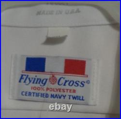 USN US Navy Seal Special Warfare Officer Summer White Shirt with pins size XXL A