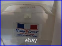 USN US Navy Seal Special Warfare Officer Summer White Shirt with pins size XXL A