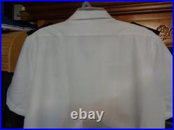 USN US Navy Seal Special Warfare Officer Summer White Shirt with pins size XXL A