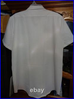 USN US Navy Seal Special Warfare Officer Summer White Shirt with pins size XXL A