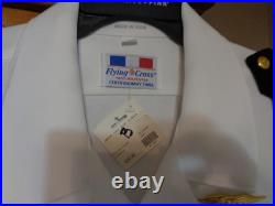 USN US Navy Seal Special Warfare Officer Summer White Shirt with pins size XXL B