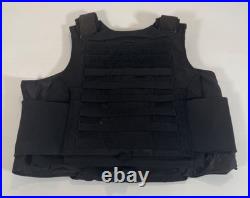 USN US Navy Security Forces Plate Carrier Vest Black Large