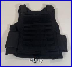 USN US Navy Security Forces Plate Carrier Vest Black Large