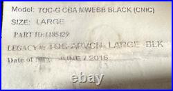 USN US Navy Security Forces Plate Carrier Vest Black Large