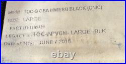 USN US Navy Security Forces Plate Carrier Vest Black Large