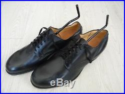 USN / USMC Black Leather Shoes Original WWII 1944 dated