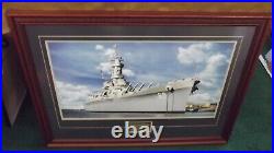 USS Alabama Framed Picture
