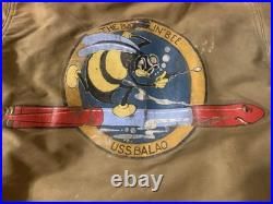 USS Balao 1944 World War 2 Original Navy Submarine Deck Jacket