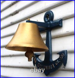 USS Columbia CL-56 Wall Mount Ships Bell & Anchor by J and L Mayall 11