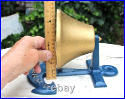 USS Columbia CL-56 Wall Mount Ships Bell & Anchor by J and L Mayall 11